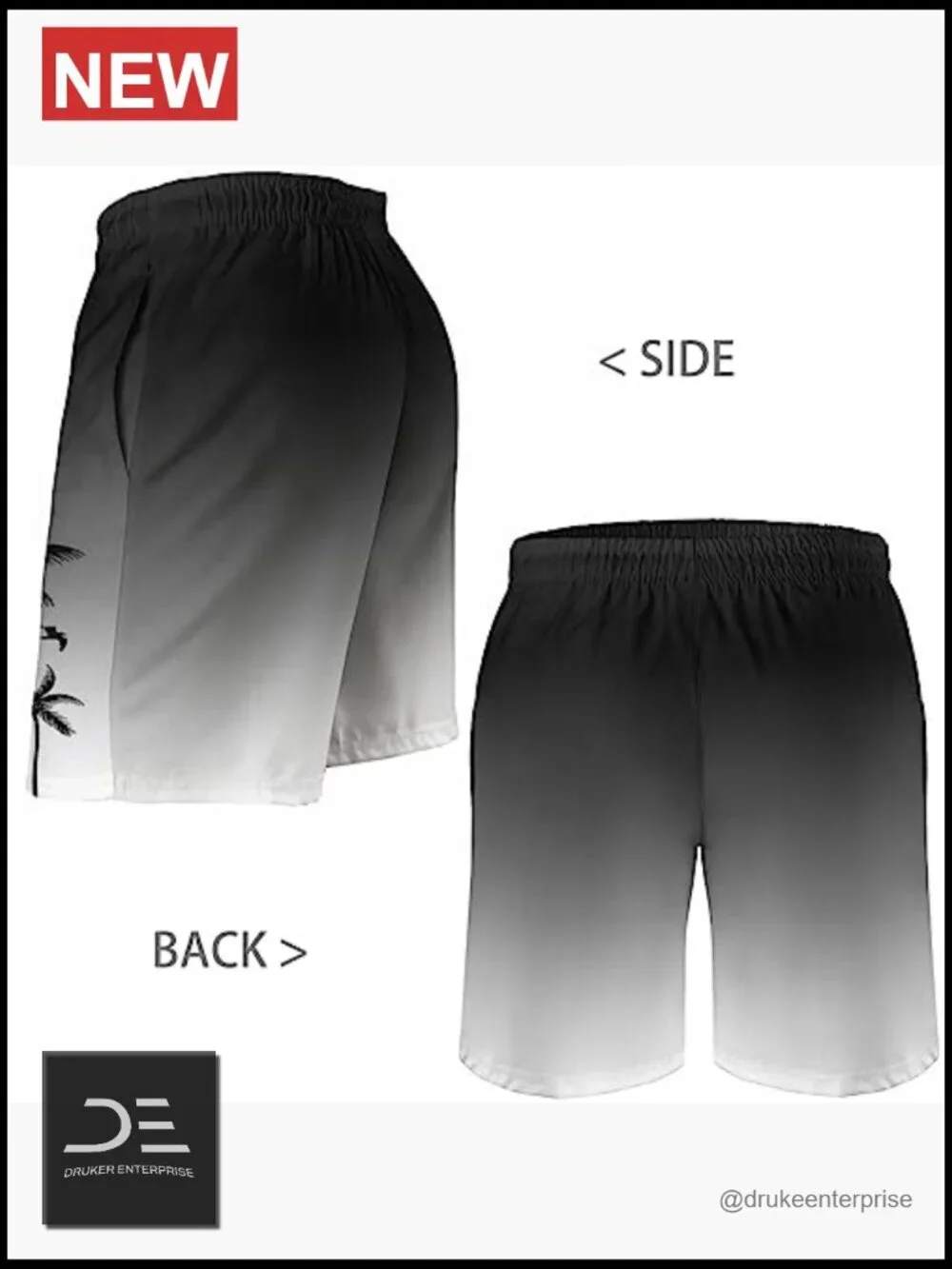 Men's Swim Trunks Quick Dry Mesh Lining Board Shorts with Pockets